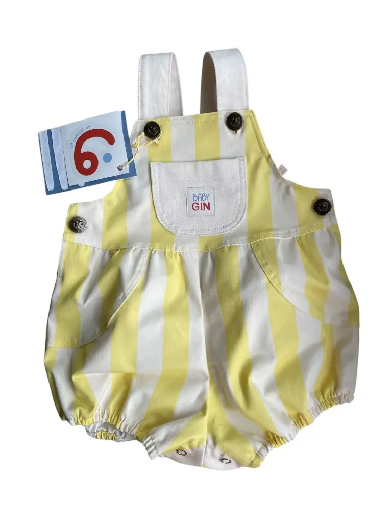 [91] BOMBACHUDO RAYAS AMARILLAS (De 3 a 6 Meses)