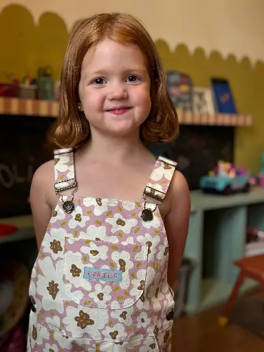 Short flores rosadas